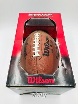 Wilson Official NFL Authentic Game Ball Leather Football Thurman Thomas Buffalo